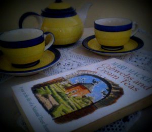 My copy of Cobwebs and Cream Teas.