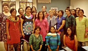 Pendant la clôture de la formation animée par Danièle Paris. Photo prise par Laura Martinez (http://curry-cruiser.tumblr.com/)