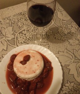 Panna Cotta with Strawberries